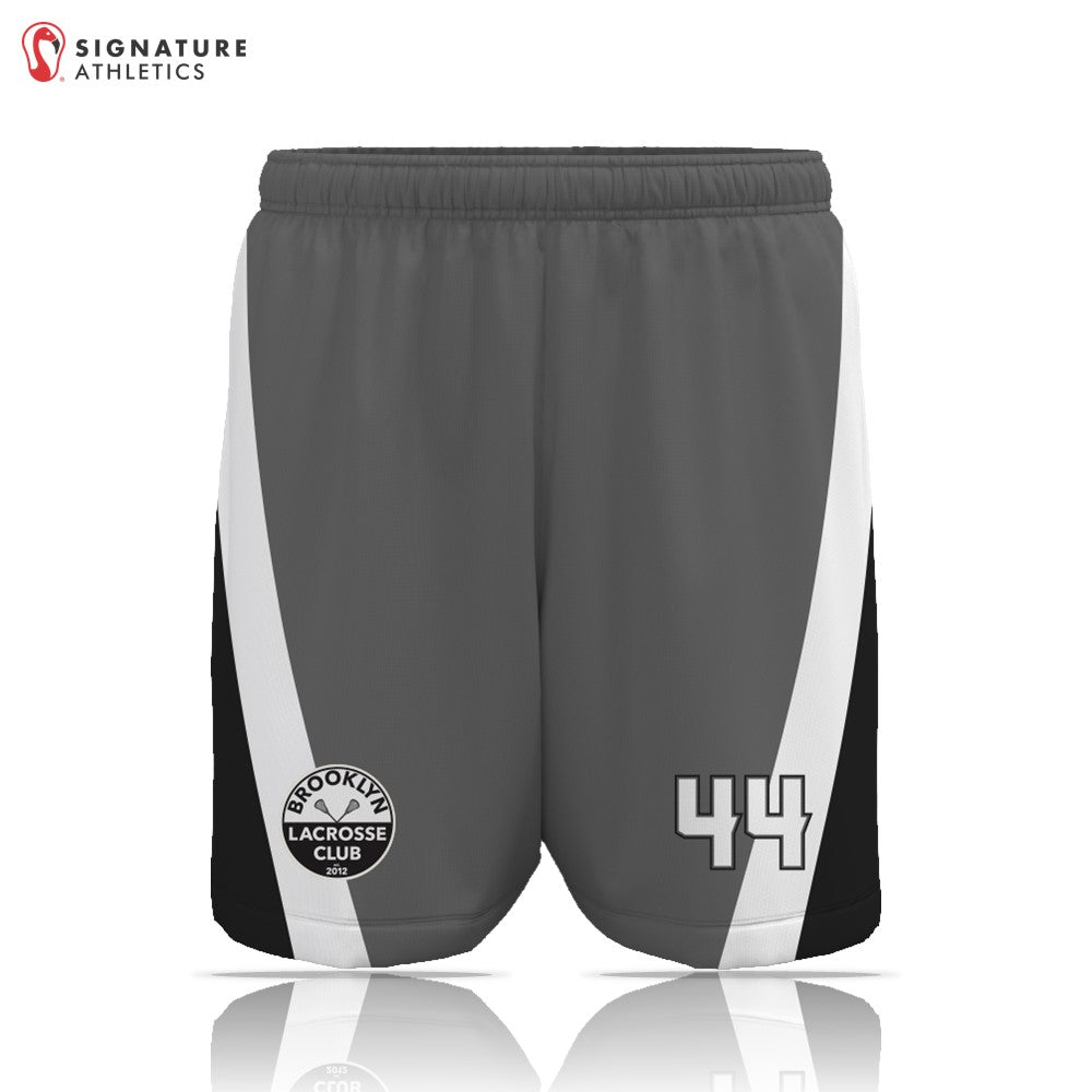 Brooklyn Lacrosse Club Men's Grey Game Shorts: BLC
