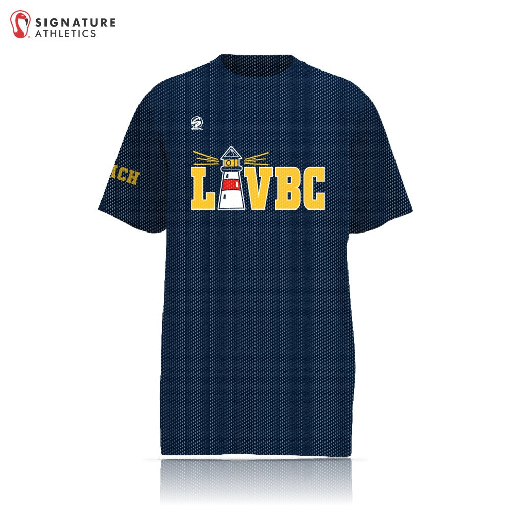 Long Island Volleyball Navy Short Sleeve Tech Tee