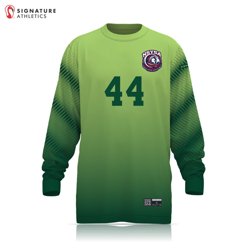 North Schuylkill Soccer Green Goalie Long Sleeve Tech Tee