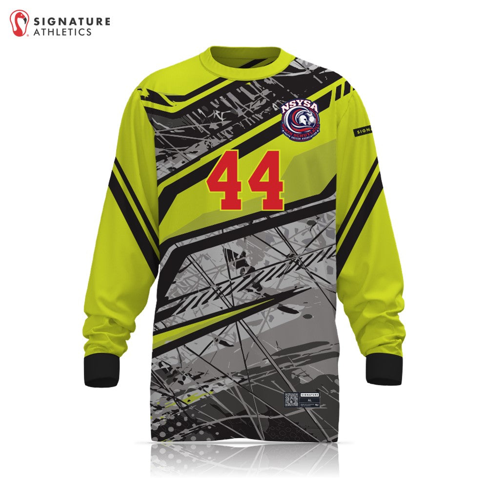 North Schuylkill Soccer Lime Green Goalie Long Sleeve Tech Tee
