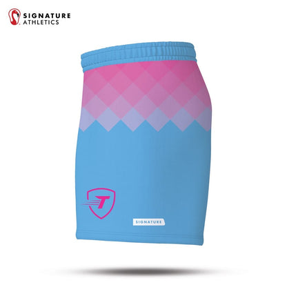 Turbo Men's Basic Shorts Pink Blue Signature Lacrosse