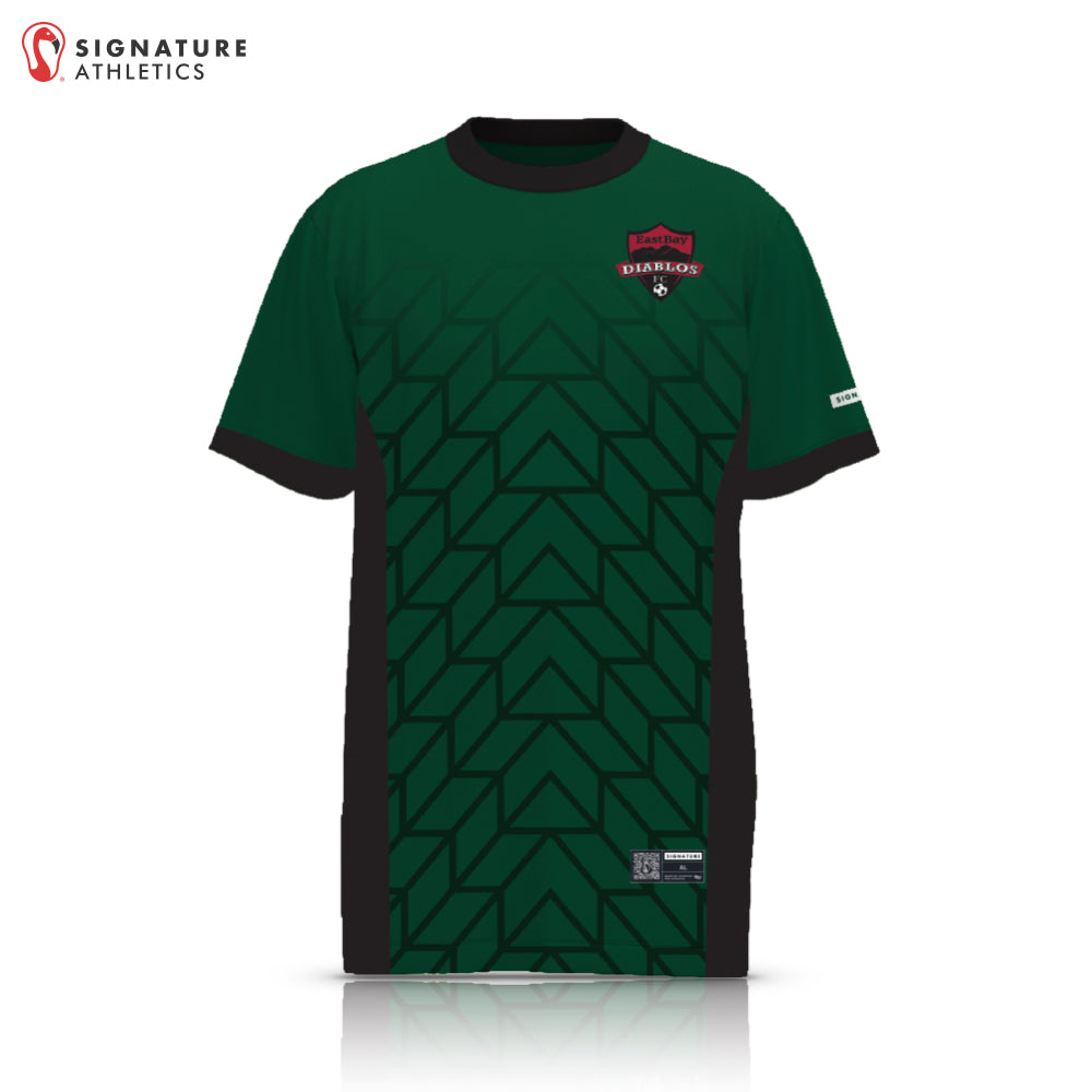 East Bay Diablos FC SS Green V6 Men's  3 Piece Short-Sleeve Goalie Package