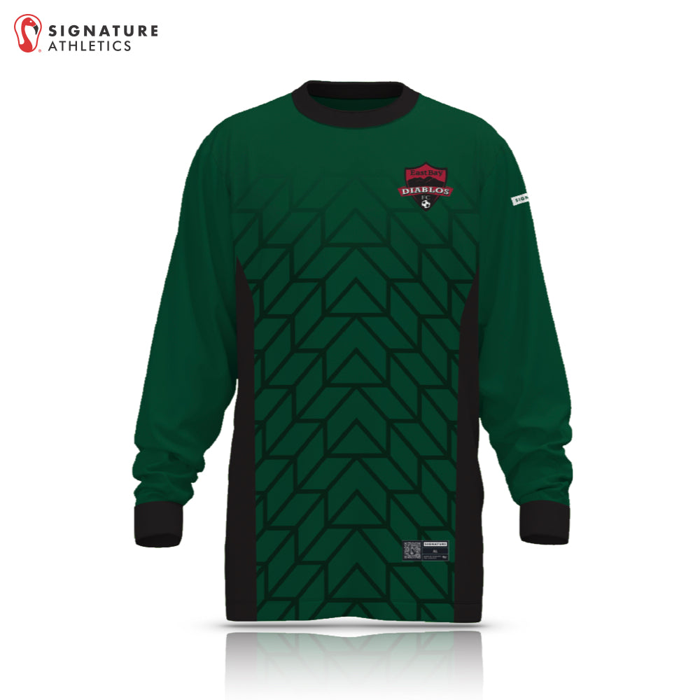 East Bay Diablos FC Green V4 Men's 3 Piece Green Long-Sleeve Goalie Package