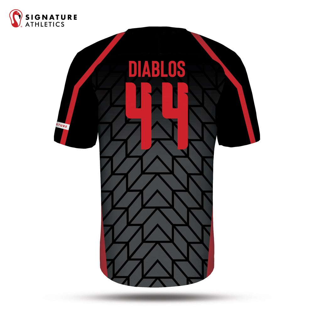 East Bay Diablos FC Black and Red 4 Piece Player Package