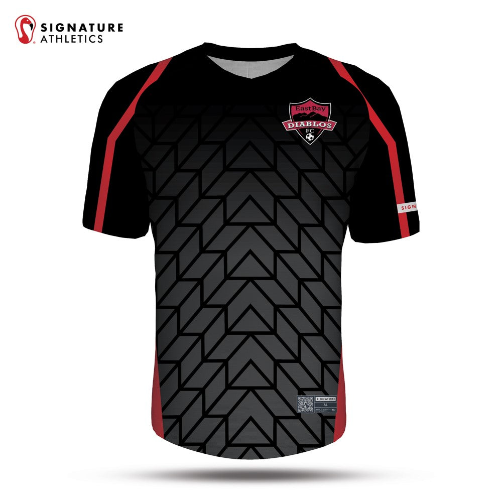 East Bay Diablos FC Black and Red 4 Piece Player Package