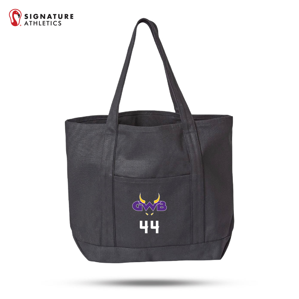 GWB Carmel Classic XL Cotton Canvas Resort Tote: GWB