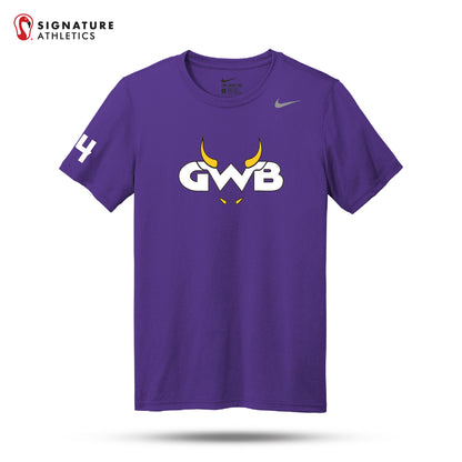 GWB Purple Nike Team rLegend Tee
