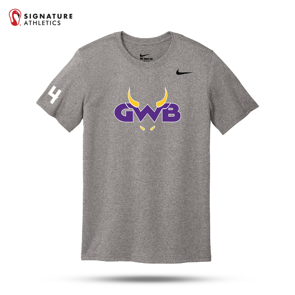 GWB Grey Nike Team rLegend Tee: GWB