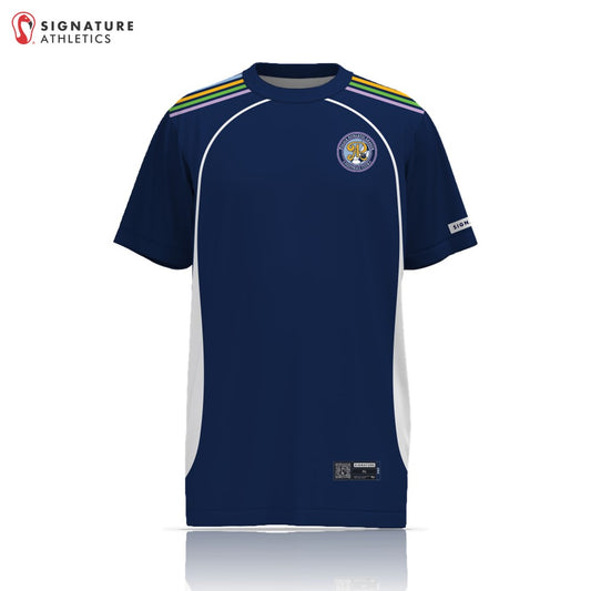 Hagerstown PAL Men's Pro Short Sleeve Blue Tech Tee: Hagerstown PAL