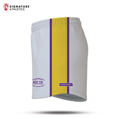 NorCal Flag Football LSU White Women's 2 Piece Player Package