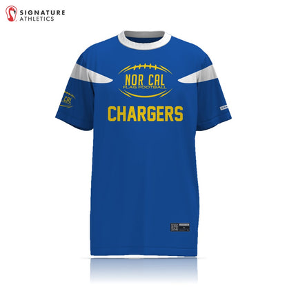 NorCal Flag Football Los Angeles Chargers Men's 2 Piece Player Package