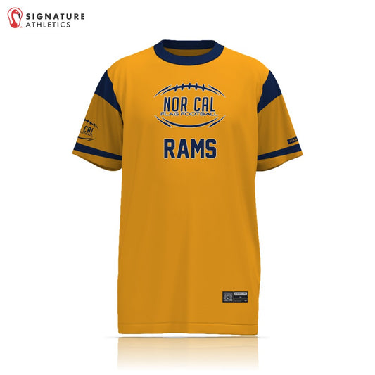 NorCal Flag Football Los Angeles Rams Men's Player Short Sleeve Tech Tee: Los Angeles Rams