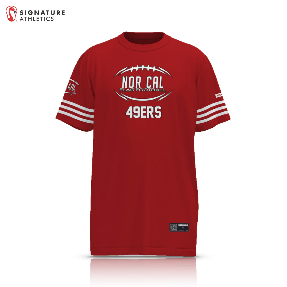 Norcal Flag Football Classic Red San Francisco 49ers Men's Short Sleeve Tech Tee