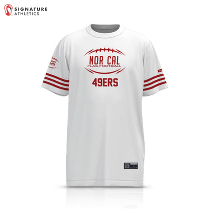 Norcal Flag Football White San Francisco 49ers Men's 2 Piece Player Package