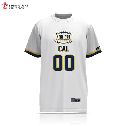 NorCal Flag Football White CAL Women's 2 Piece Player Package