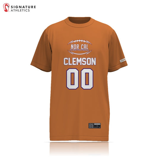 NorCal Flag Football Orange Clemson Women's Player Short Sleeve Tech Tee: NorCal
