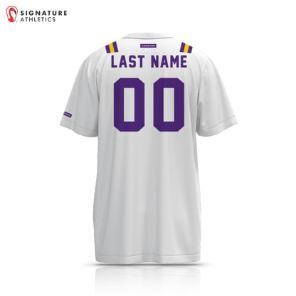 NorCal Flag Football LSU White Women's 2 Piece Player Package