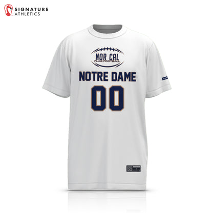 Norcal Flag Football White Notre Dame Men's 2 Piece Player Package