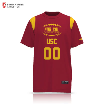 Norcal Flag Football Red USC Men's 2 Piece Player Package