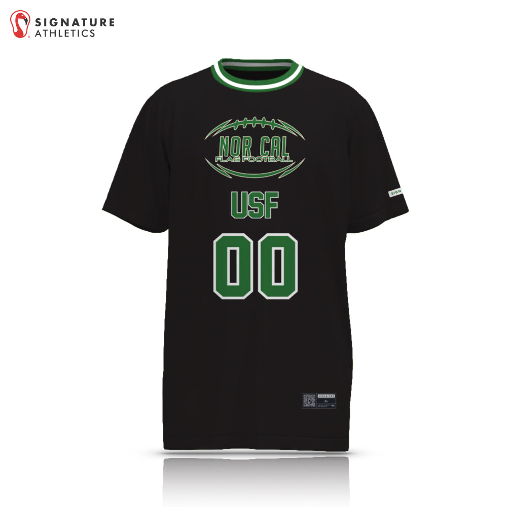Norcal Flag Football Black USF Men's 2 Piece Player Package