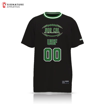 Norcal Flag Football Black USF Men's 2 Piece Player Package