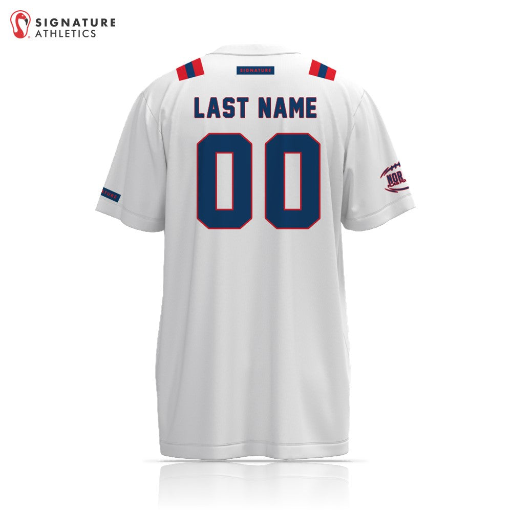 Norcal Flag Football White New England Patriots Men's 2 Piece Player Package