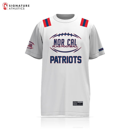 Norcal Flag Football White New England Patriots Men's 2 Piece Player Package