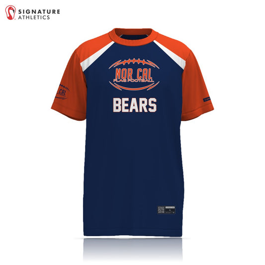 Norcal Flag Football Chicago Bears Men's Short Sleeve Tech Tee: NorCal