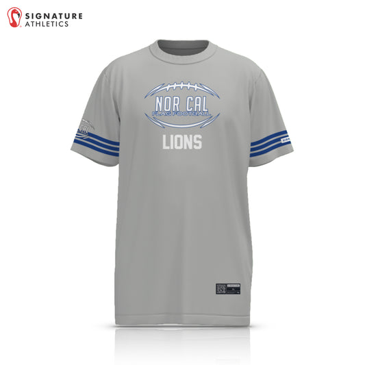 Norcal Flag Football Detroit Lions Men's Short Sleeve Tech Tee: NorCal