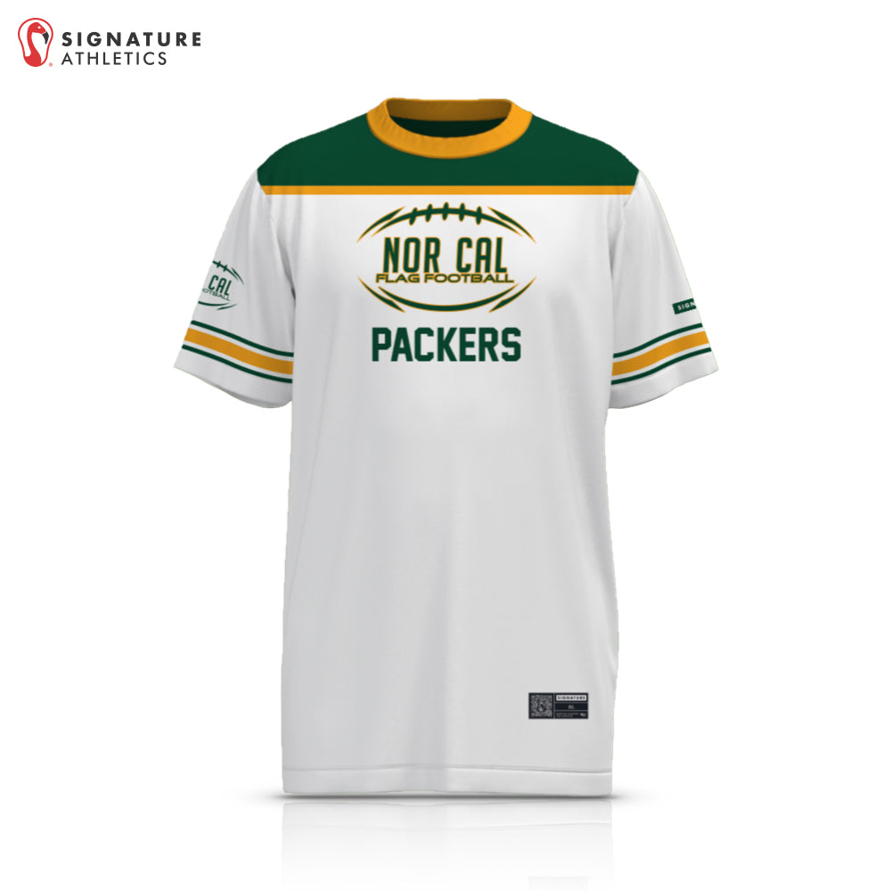 Norcal Flag Football Green Bay Packers Men's Short Sleeve Tech Tee: NorCal