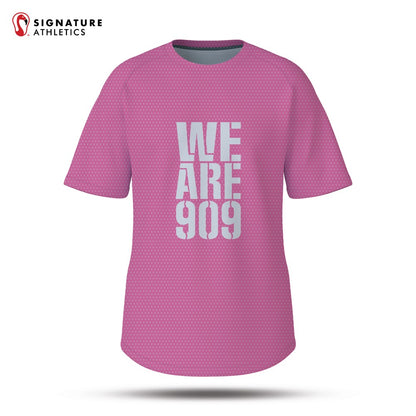 Risen 909 Volleyball Club Men's Pink Player Short Sleeve Tech Tee