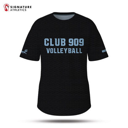 Risen 909 Volleyball Club Women's Black Short Sleeve Tech Tee