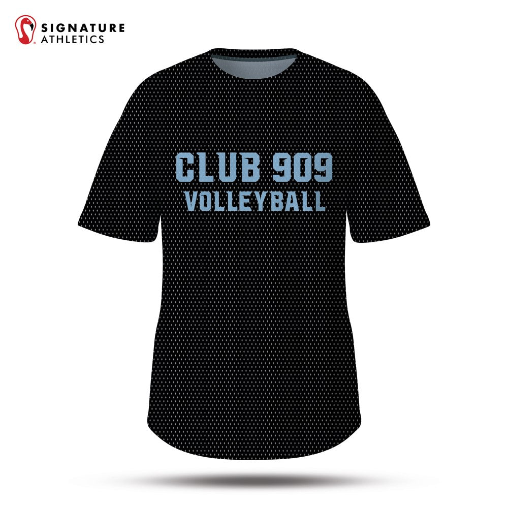 Risen 909 Volleyball Club Men's Black Player Short Sleeve Tech Tee