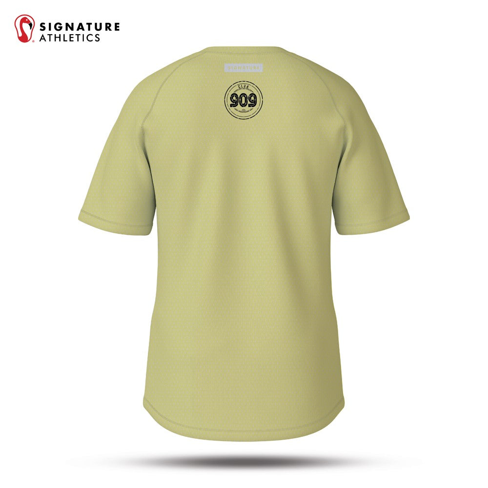 Risen 909 Volleyball Club Men's Yellow Player Short Sleeve Tech Tee
