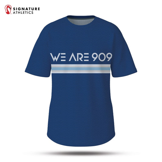 Club 909 Volleyball Men's Navy Short Sleeve Tech Tee: 18-Blue