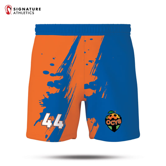 Orange County Youth Soccer Boy's Orange Game Shorts: ORANGE COUNTY YOUTH SOCCER