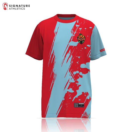 Orange County Youth Soccer Red Girl's Short Sleeve Tech Tee: ORANGE COUNTY YOUTH SOCCER
