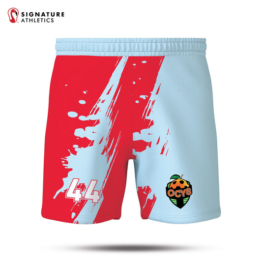 Orange County Youth Soccer Red Boy's Game Shorts: ORANGE COUNTY YOUTH SOCCER