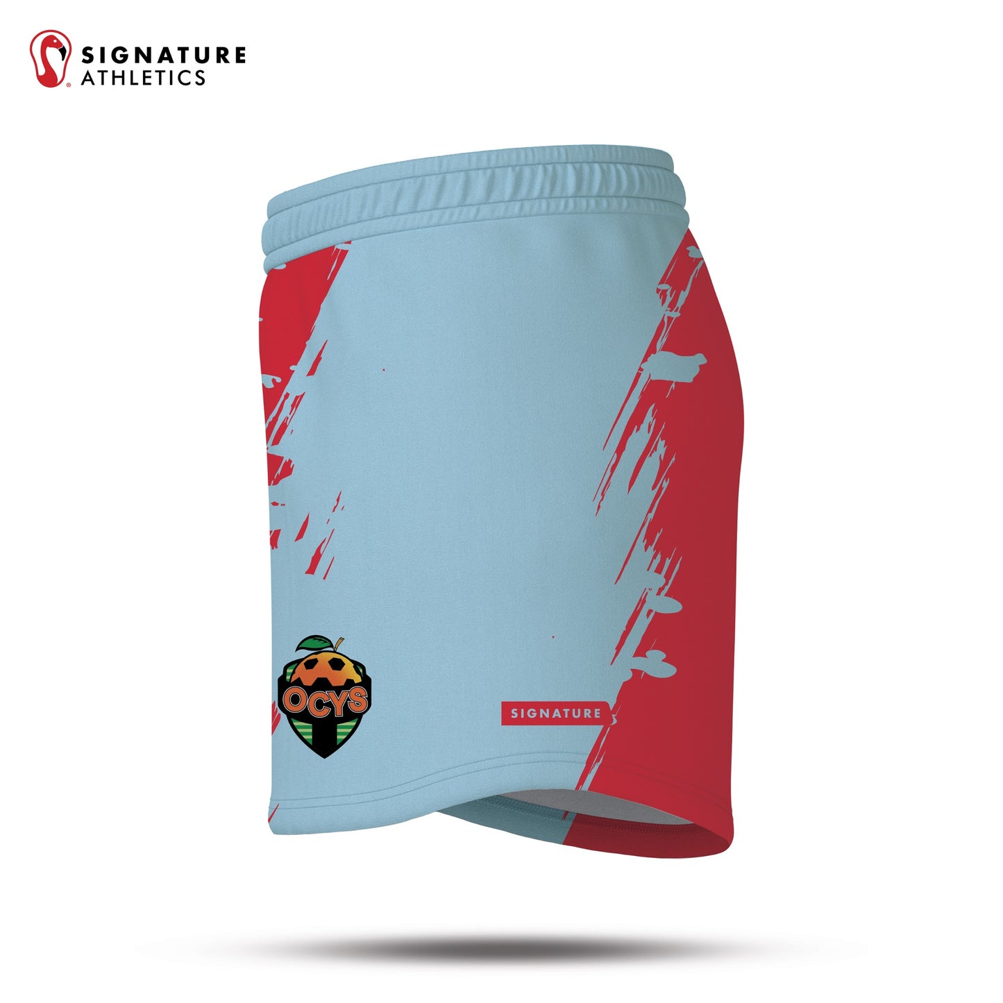 Orange County Youth Soccer Red Girl's Game Shorts