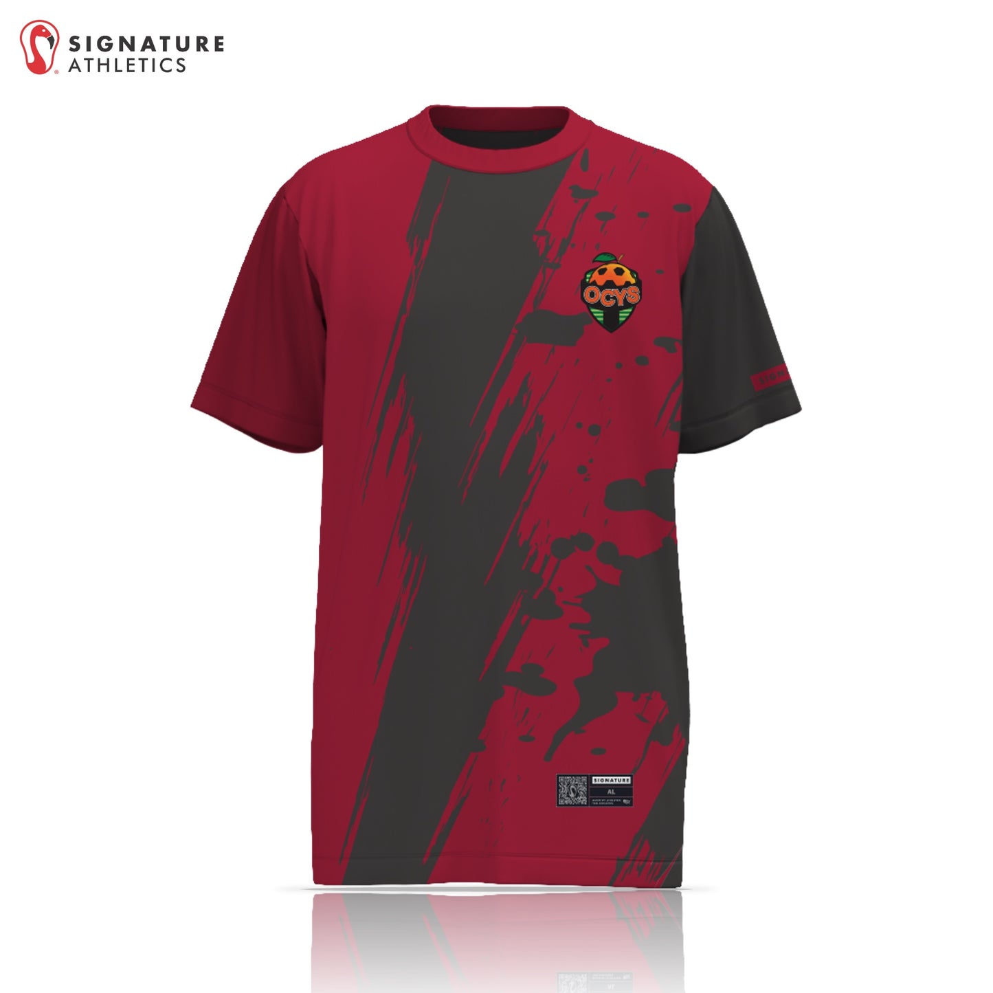 Orange County Youth Soccer Crimson/Anthracite 3 Piece Boy's Package