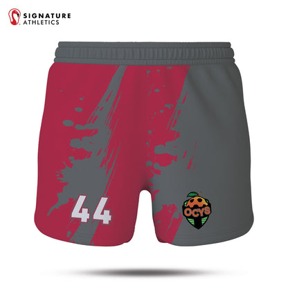 Orange County Youth Soccer Crimson/Anthracite Girl's Game Shorts
