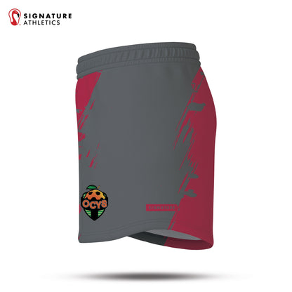 Orange County Youth Soccer Crimson/Anthracite Girl's Game Shorts