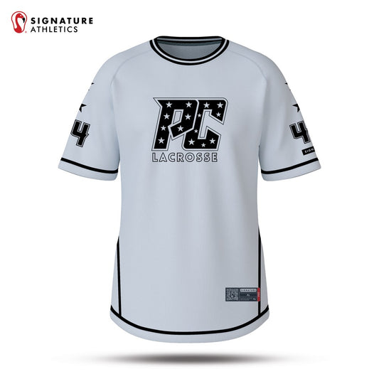Premier Carolina Lacrosse Men's White Short Sleeve Tech Tee
