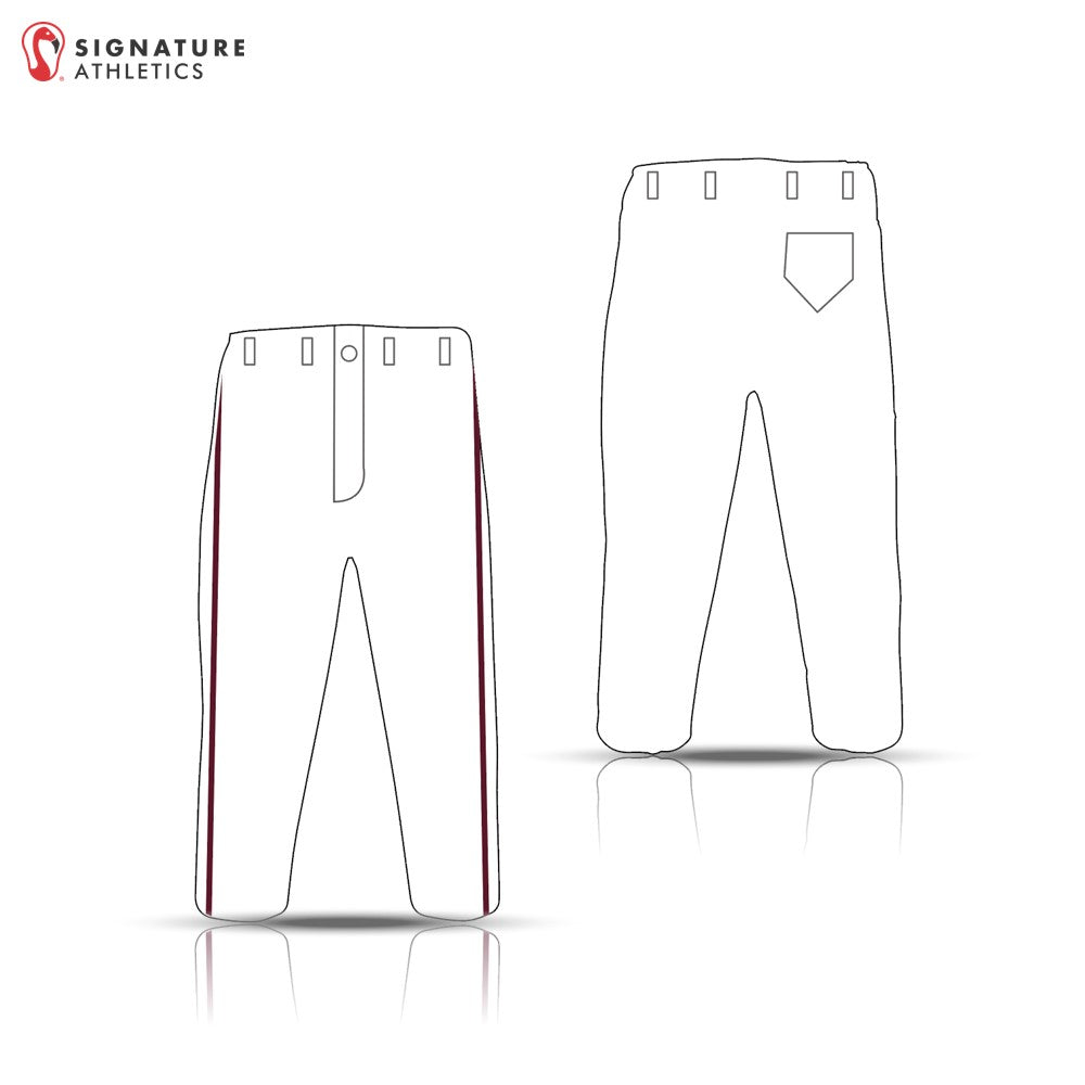 Rebels Travel Baseball REQUIRED Men's White Baseball Long Pants
