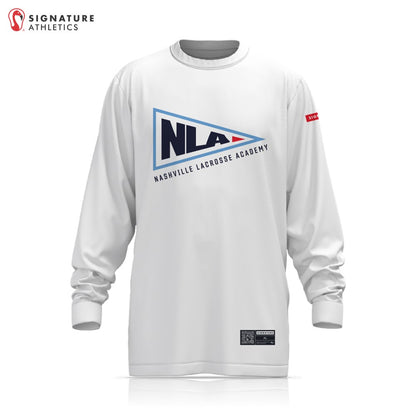 Nashville Lacrosse Academy White Long Sleeve Tech Tee