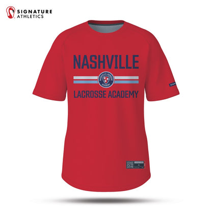 Nashville Lacrosse Academy Red Short Sleeve Tech Tee