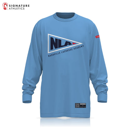 Nashville Lacrosse Academy Light Blue Long Sleeve Tech Tee