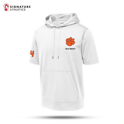 Babylon FH White Fleece Short Sleeve Hooded Pullover