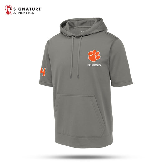 Babylon FH Men's Dark Grey Smoke Fleece Short Sleeve Hooded Pullover: Babylon FH