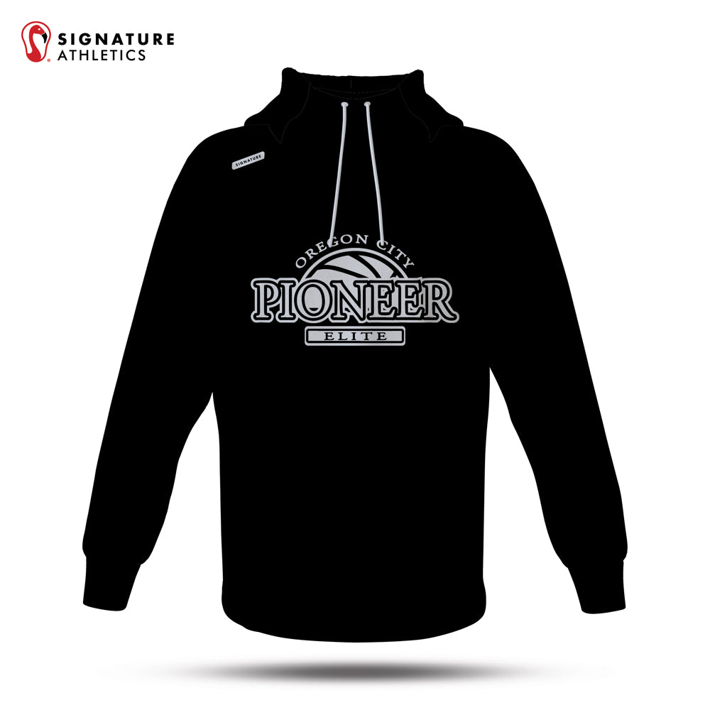 Pioneer Elite Basketball Men's Pro Dye Sub Scuba Hoodie: 3rd Red